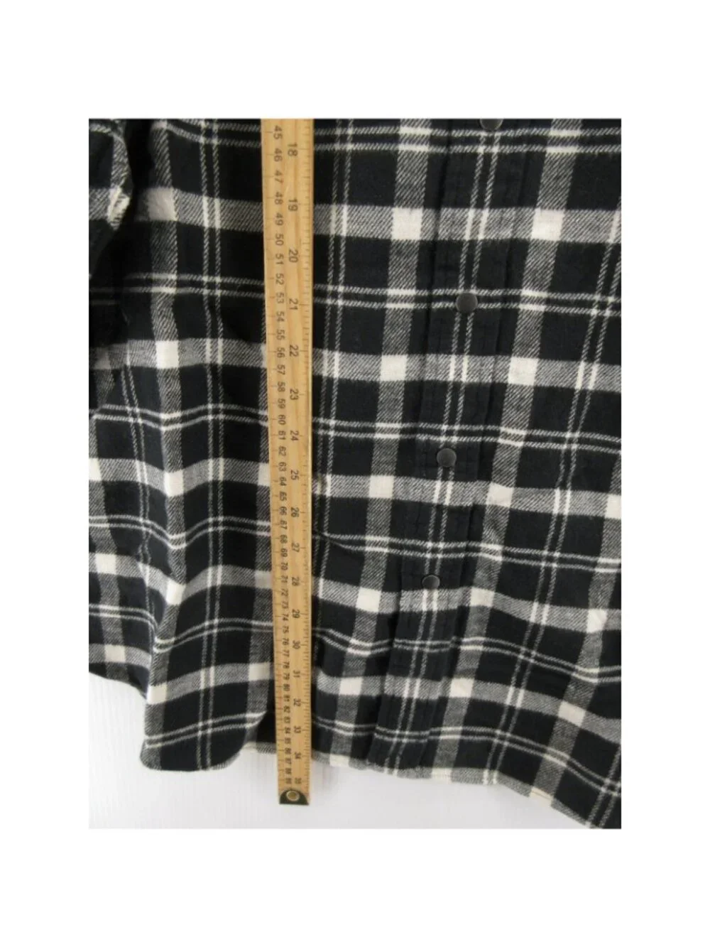 Polo Ralph Lauren Shirt 3XB Flannel Western Snap Plaid Flap Pockets